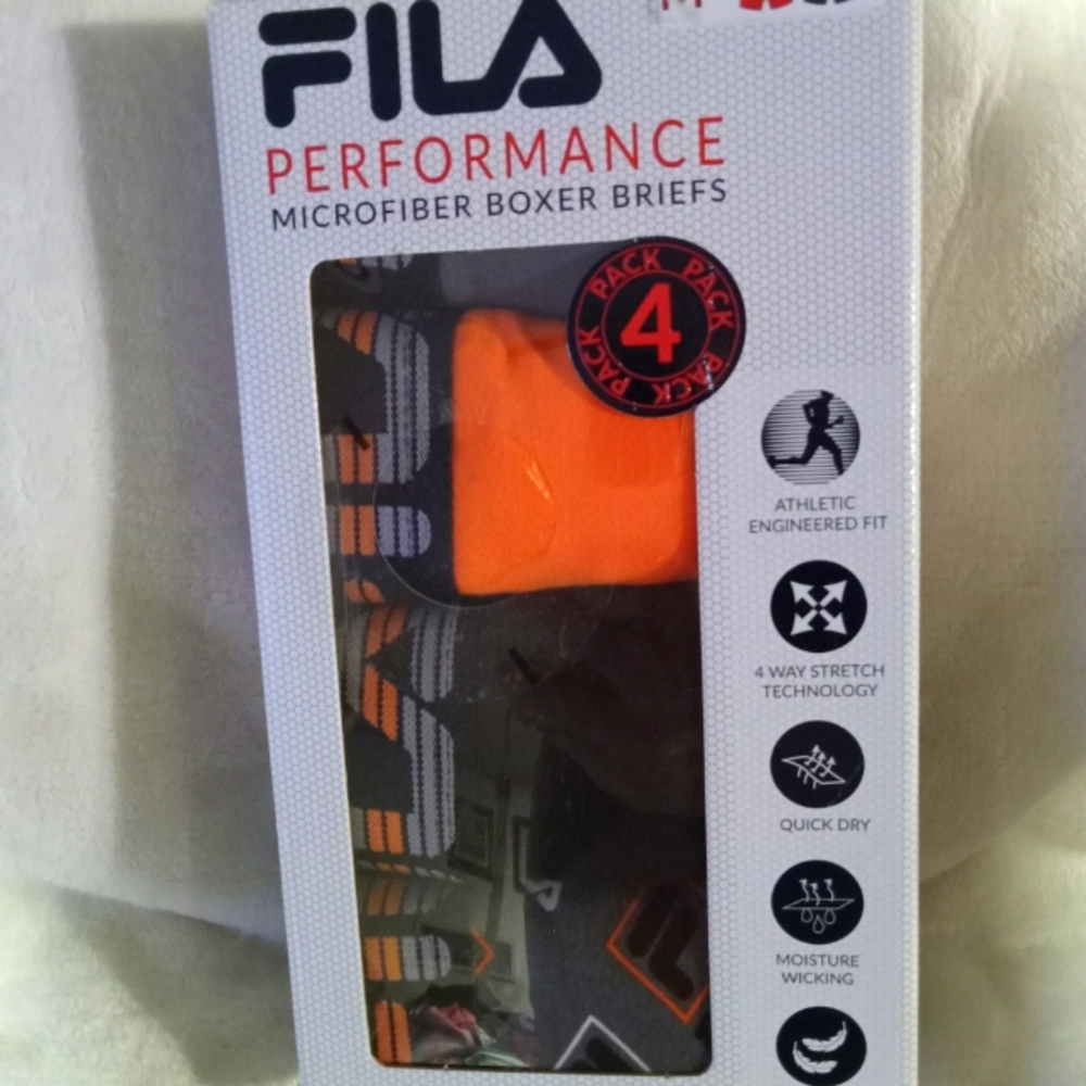FILA 4 PACK MENS BOXERS
